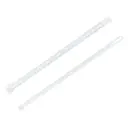 Мебельные направляющие 500x35 мм металл цвет белый 2 шт.