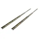 Мебельные направляющие 500x35 мм металл цвет никель 2 шт.