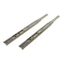 Мебельные направляющие шариковые 550x45 мм металл цвет никель 2 шт.