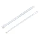 Мебельные направляющие 400x35 мм металл цвет белый 2 шт.