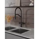 Смеситель для кухни Agger A3241444 гибкий излив 21.3 см цвет черный