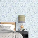 Обои флизелиновые Decoracion 1 м цвет светло-синий 7050501-vinil-280x100x4