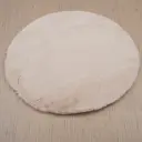 Ковер Raschel carpet Krolik 1000A T2408_beige Круг Ø80 см Полиэстер