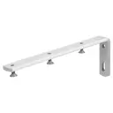 Настенный кронштейн для шинного карниза KREAFORTA Base 10-15 см сталь цвет белый