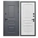 Входная дверь Superlock SL-103 правый 205x96см цвет графит/сатин белый