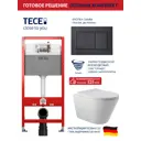Комплект инсталляция с унитазом Tece 9400414CV0220 цвет белый