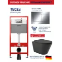 Комплект инсталляция с унитазом Tece 9400412CV0240 цвет черный