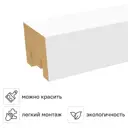 Рейка Милана 20x30x2700 мм МДФ цвет белый