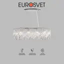 Люстра подвесная Eurosvet 60159/10 A065323 10 ламп 18 м² цвет хром