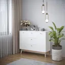 Комод KONSENSA Амьен 3 ящика 120х94х41.7 см ЛДСП цвет белый