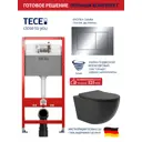Комплект инсталляция с унитазом Tece 9400412OV0240 цвет черный