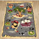 Ковер Funky Pir grey 1x1.7 м