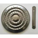 Рассекатель пламени большой со съемной ручкой цвет серебро