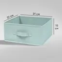 Короб Spaceo KUB Laguna 15x31x31 см 14.4 л полиэстер цвет сизый
