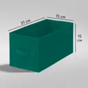 Короб Spaceo KUB 31x15x15 см 6.9 л полипропилен цвет зеленый