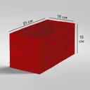 Короб Spaceo KUB 31x15x15 см 6.9 л полипропилен цвет красный