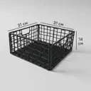 Короб-органайзер  черная бумага M KONSENSA KUB