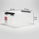 Контейнер Rox Box 21x17x9.5 см 2.5 л пластик с крышкой цвет прозрачный