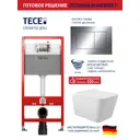 Комплект инсталляция с унитазом Tece 9400412QV0220 цвет белый