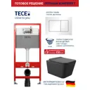 Комплект инсталляция с унитазом Tece 9400413QV0240 цвет черный