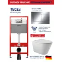 Комплект инсталляция с унитазом Tece 9400412CV0210 цвет белый