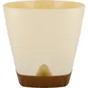Горшок для цветов Ingreen Wood 4 л сливочный