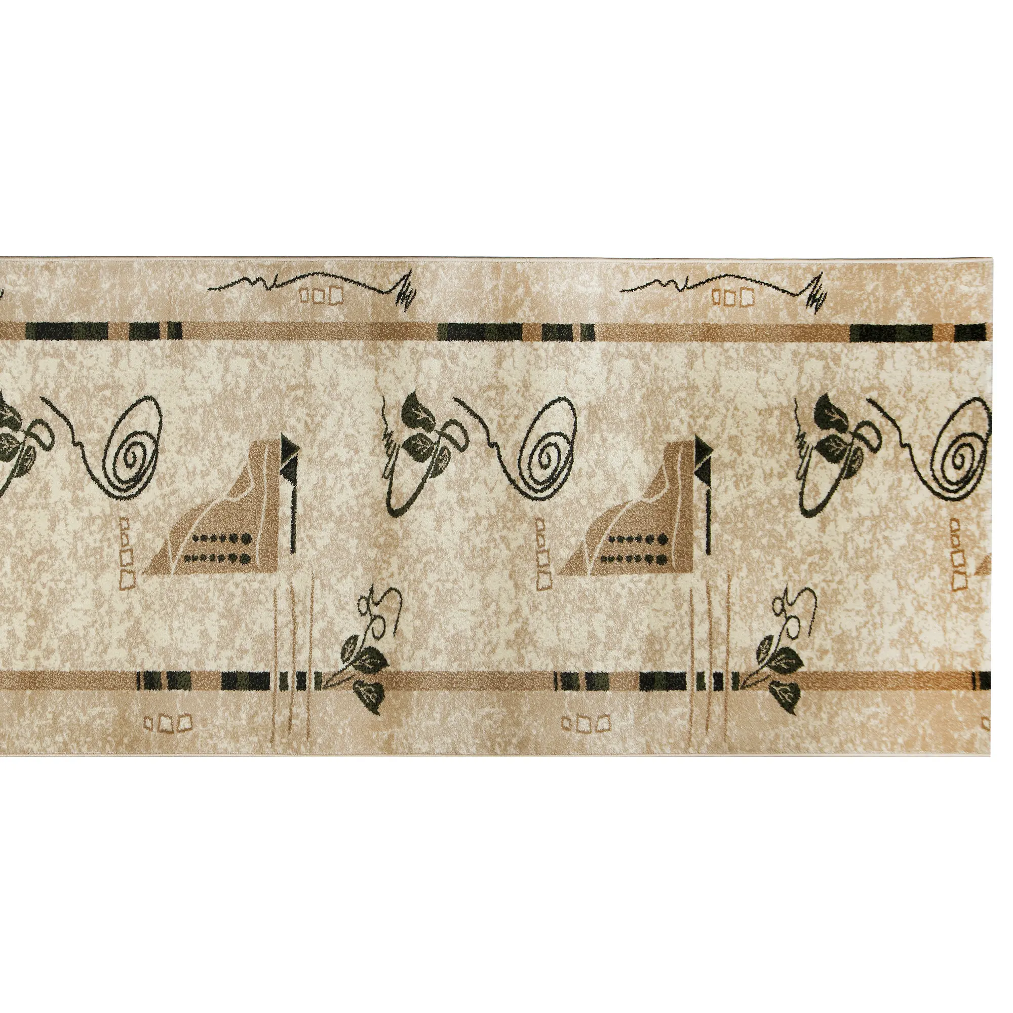 Изображение товара Дорожка ковровая «Супер Акварель 99108-25» полипропилен 1.2 м цвет бежевый