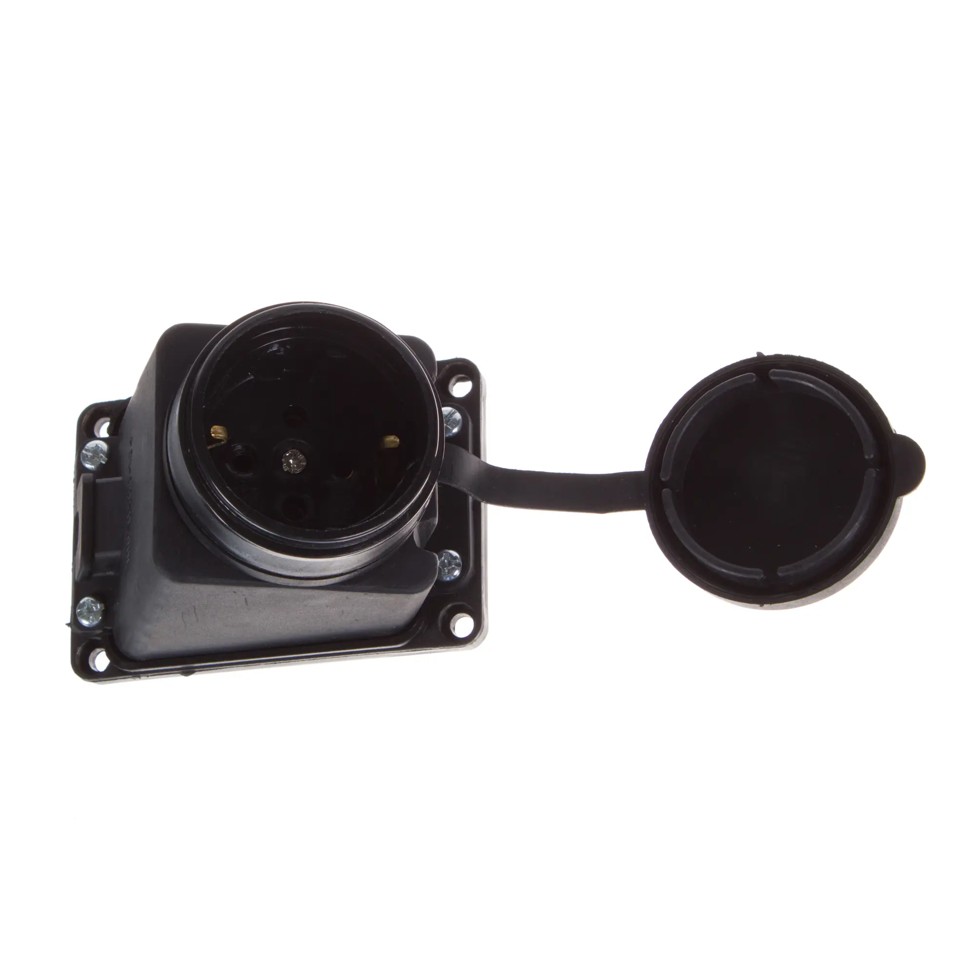 Изображение товара Колодка Lezard 1 розетка с заземлением 3500 Вт черная