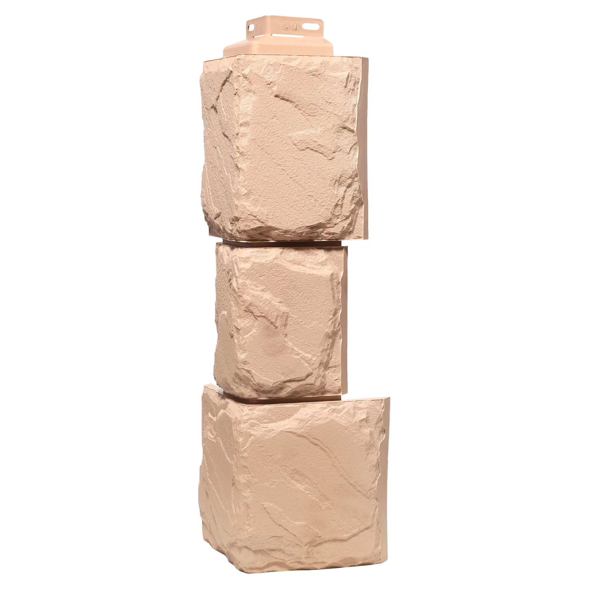 Изображение товара Угол наружный к фасайдингу Country камень крупный цвет бежевый