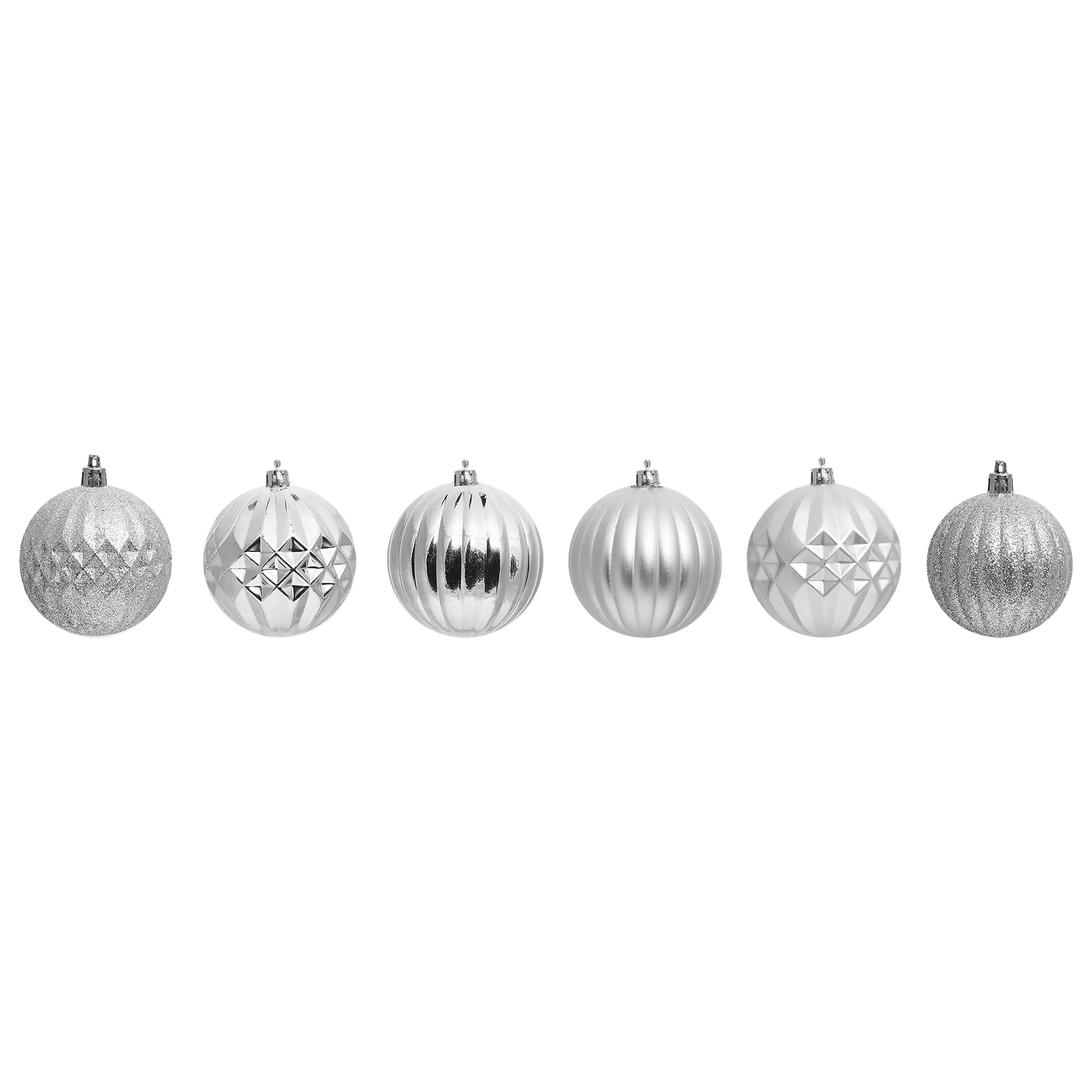 Изображение товара Набор ёлочных шаров, 5-8 см, 36 шт, пластик, в тубе