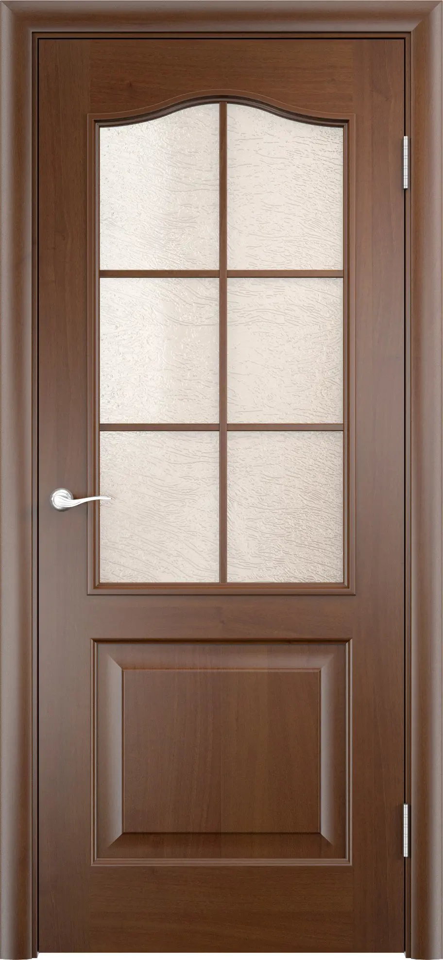 Изображение товара Дверь межкомнатная остеклённая Антик 60x200 см ПВХ цвет дуб коньяк