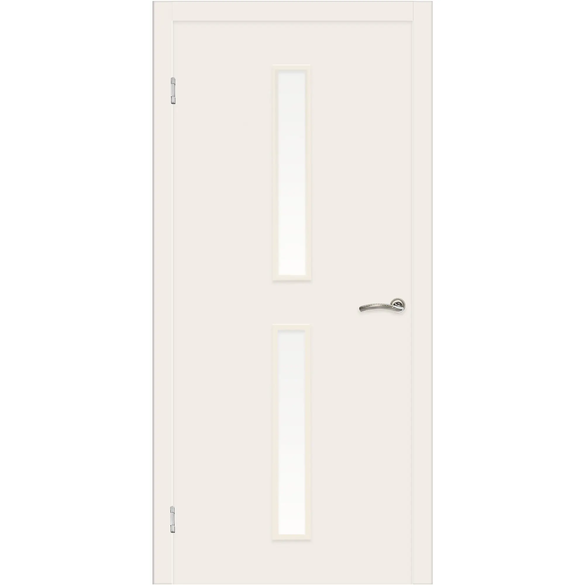 Изображение товара Дверь межкомнатная остеклённая 90x200 см, ламинация, цвет белый