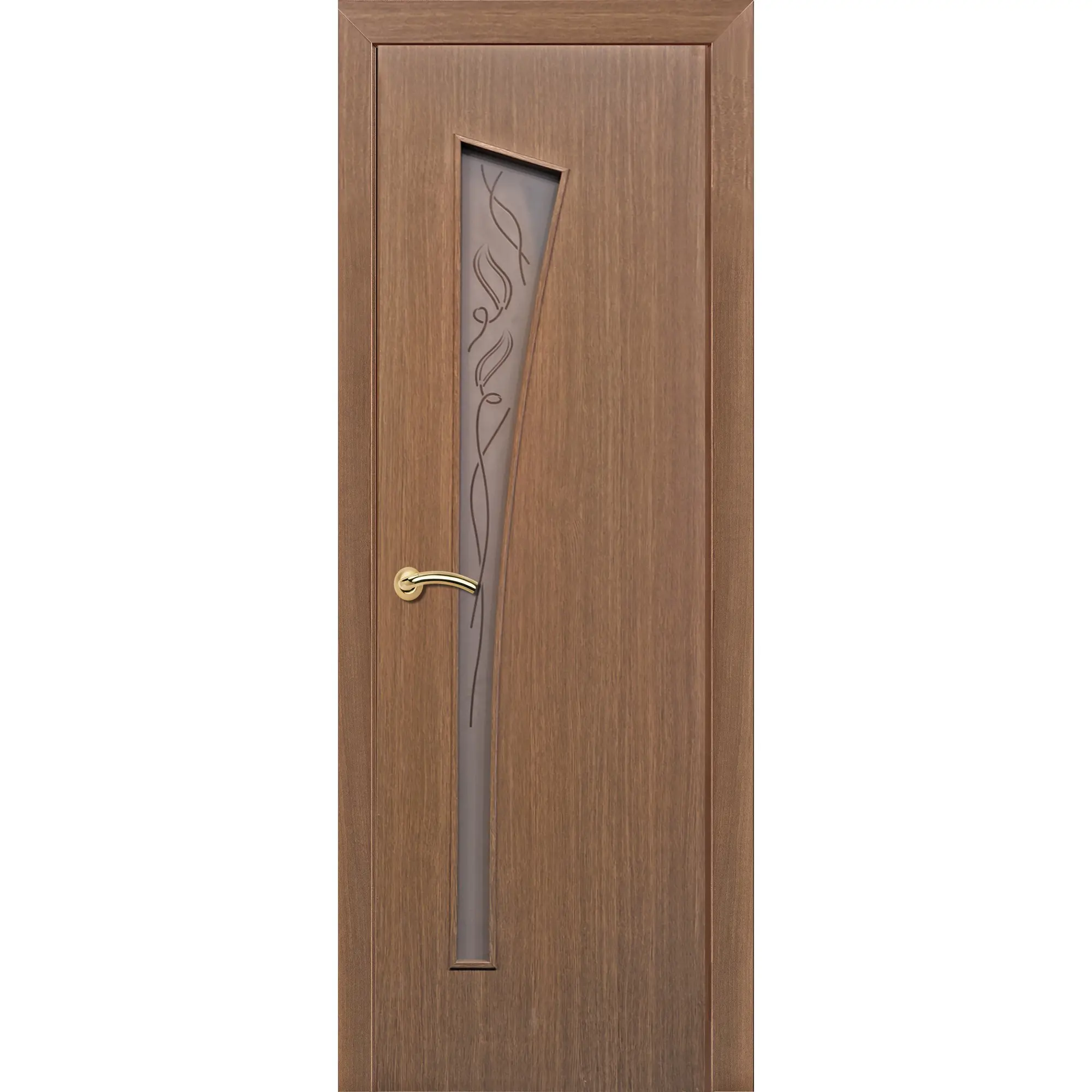 Изображение товара Межкомнатная дверь остеклённая Belleza 80x200 см ламинация дуб