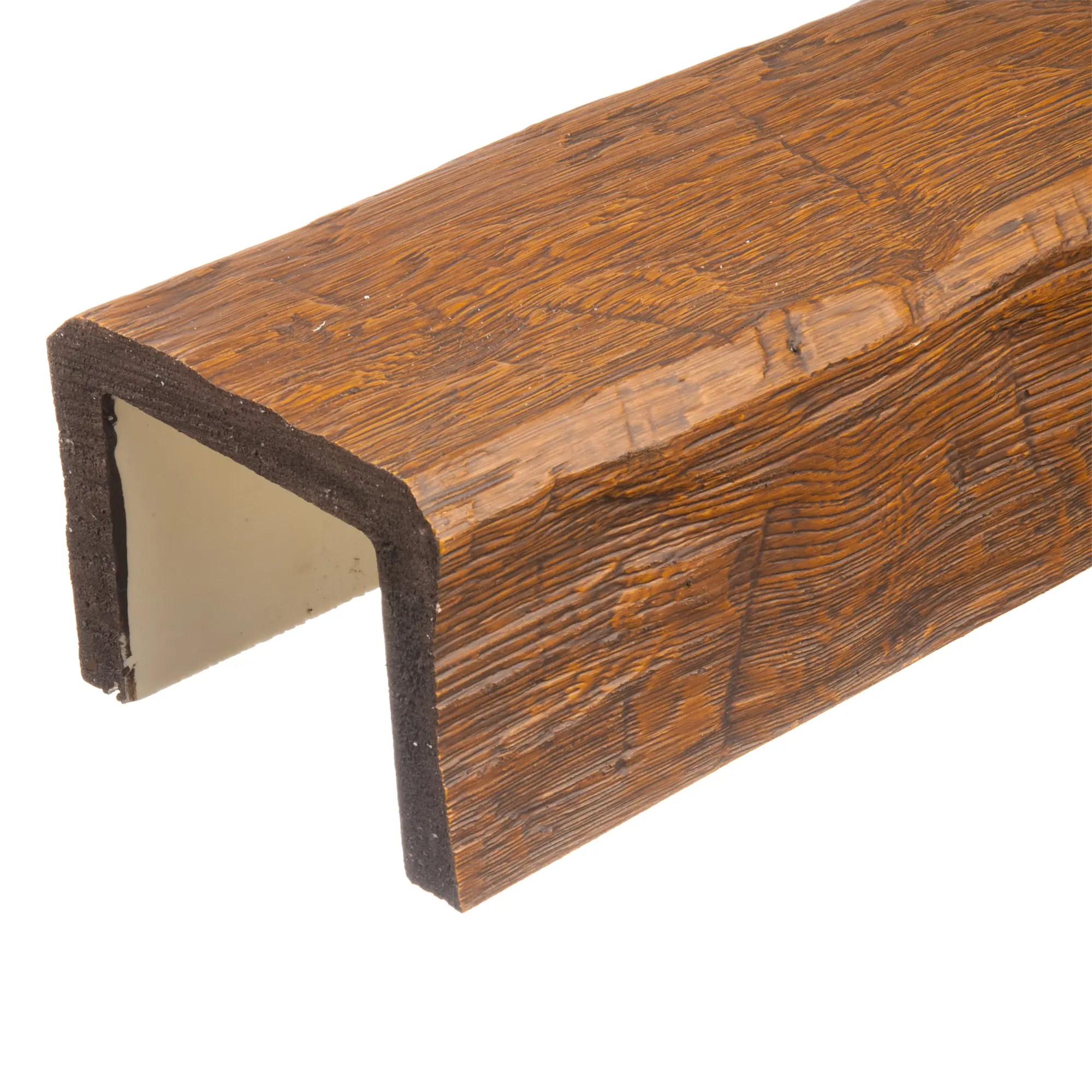 Изображение товара Балка Рустик 150х120х2100 мм из темного дуба декоративная и утилитарная