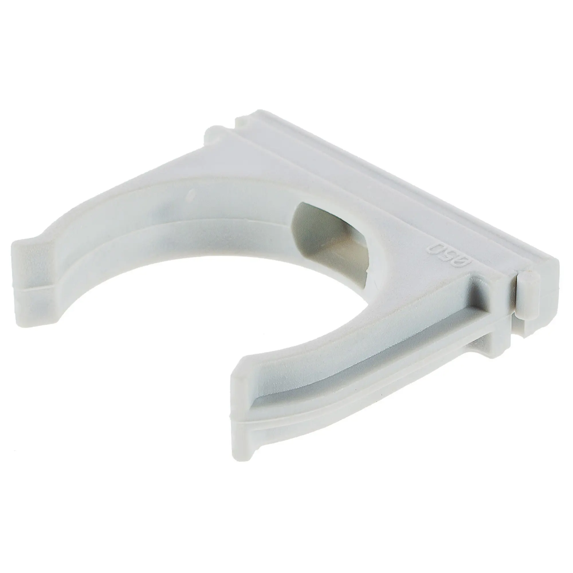 Изображение товара Держатель-клипса для труб Экопласт D50 мм 10 шт серый крепление водопроводных труб