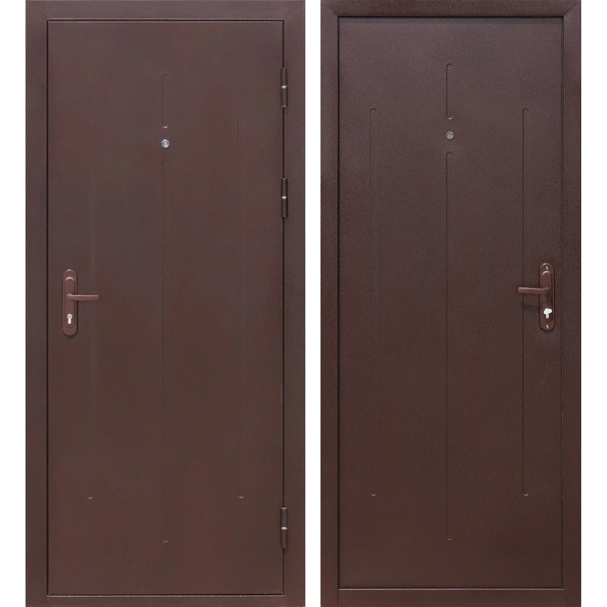 Изображение товара Входная металлическая дверь Стройгост 7-1, 960 мм, правая, коричневая
