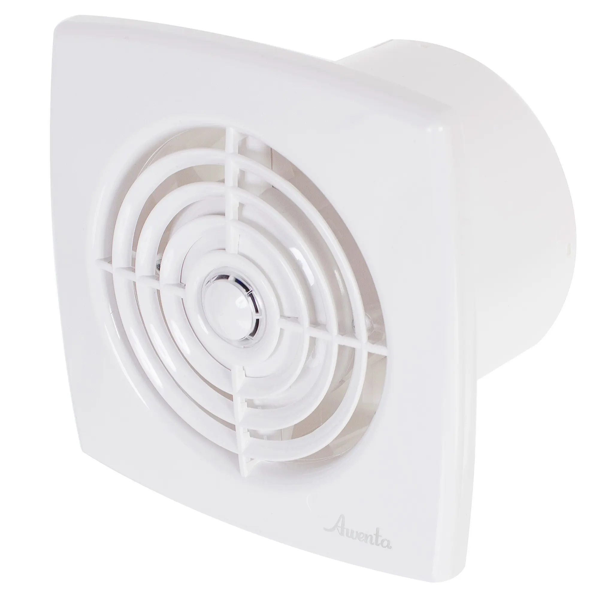 Изображение товара Осевой вытяжной вентилятор Awenta Retis100 с датчиком влажности 105 м³/ч белый для ванной