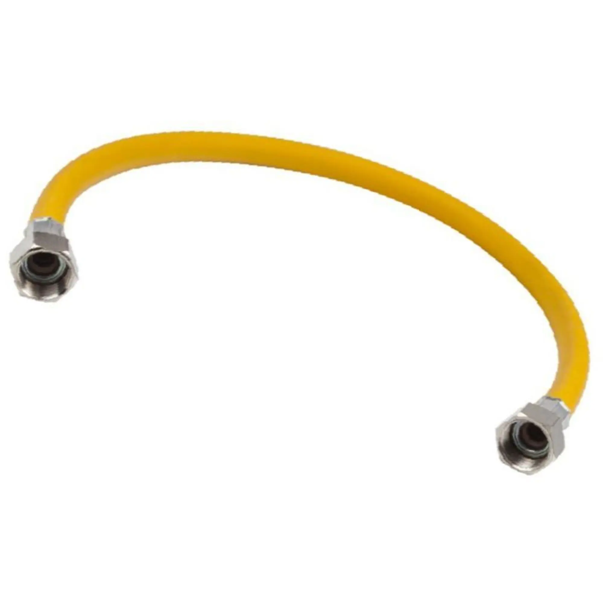 Изображение товара Гибкий газовый шланг армированный 1/2" гайка-гайка 100 см