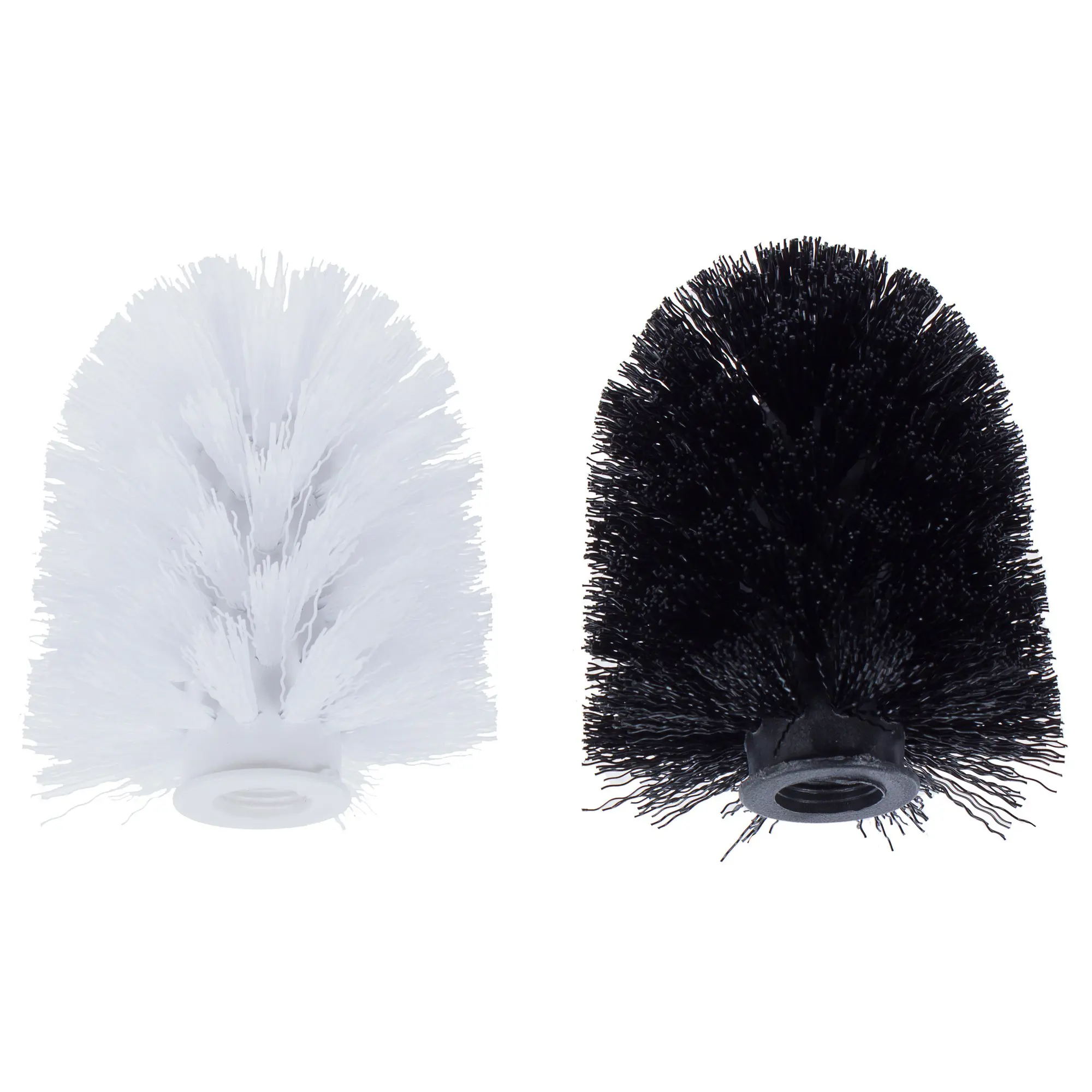 Изображение товара Набор щёток для ёршика Fixsen черный и белый 2 шт сменные насадки для унитаза