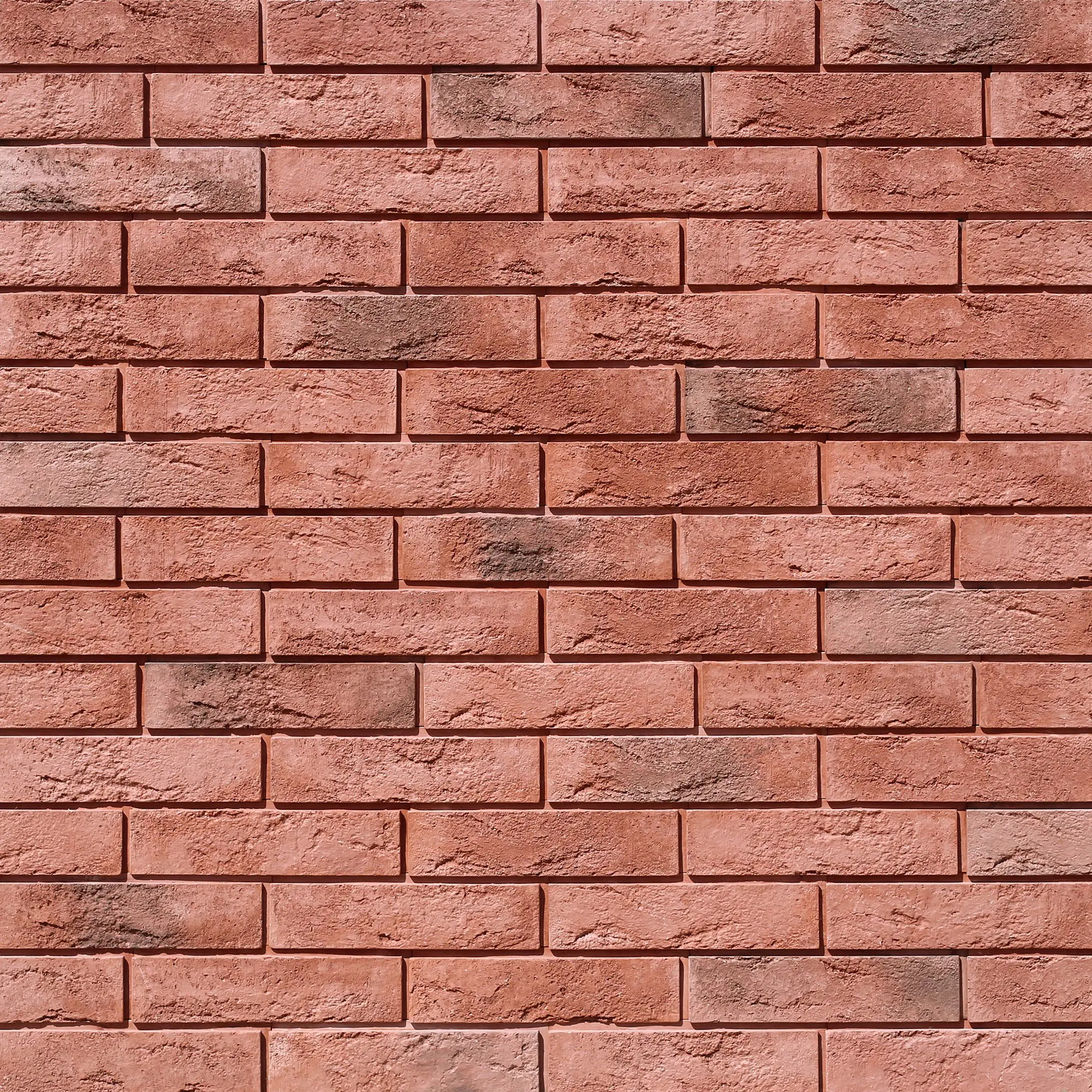 Изображение товара Плитка декоративная Лофт брик, гипс, цвет красный, 1.04 м2