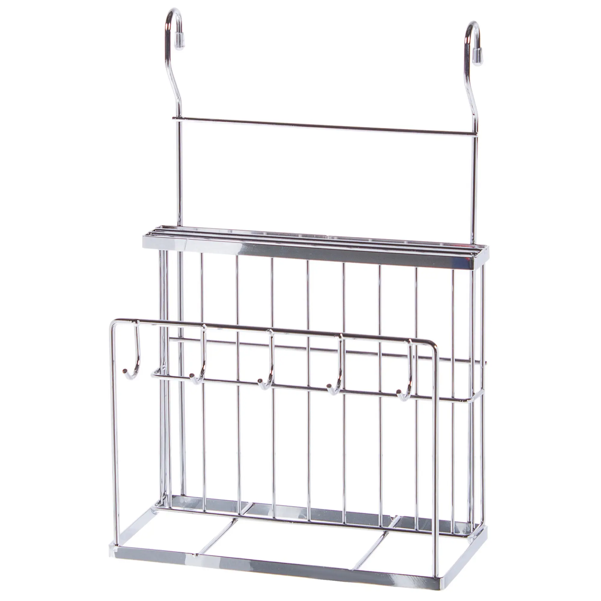 Изображение товара Навесной держатель ножей и досок Delinia 25x16x39 см из нержавеющей стали хром