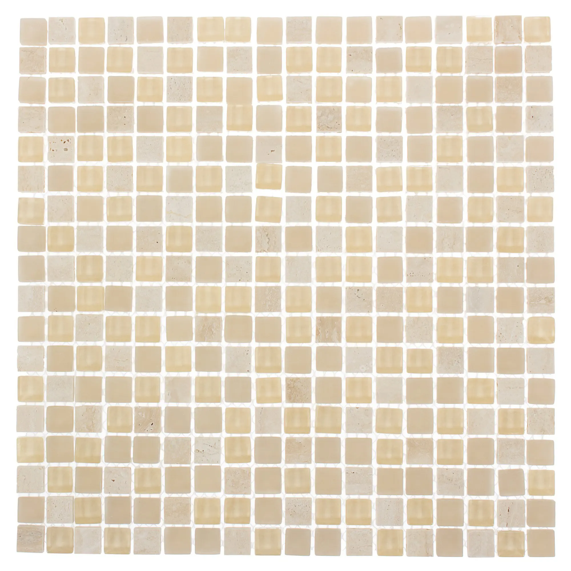 Изображение товара Мозаика Artens Fsn 30x30 см стекло и мрамор бежевый для ванной и кухни