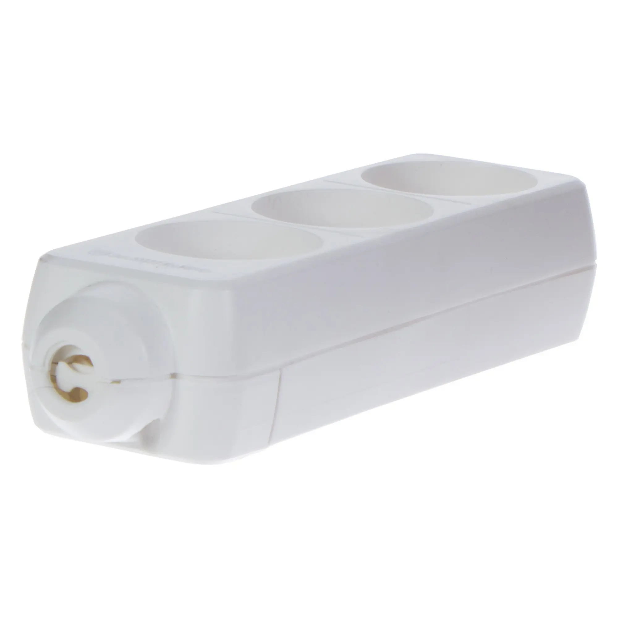 Изображение товара Колодка для удлинителя Защита Про 3 розетки без заземления белая