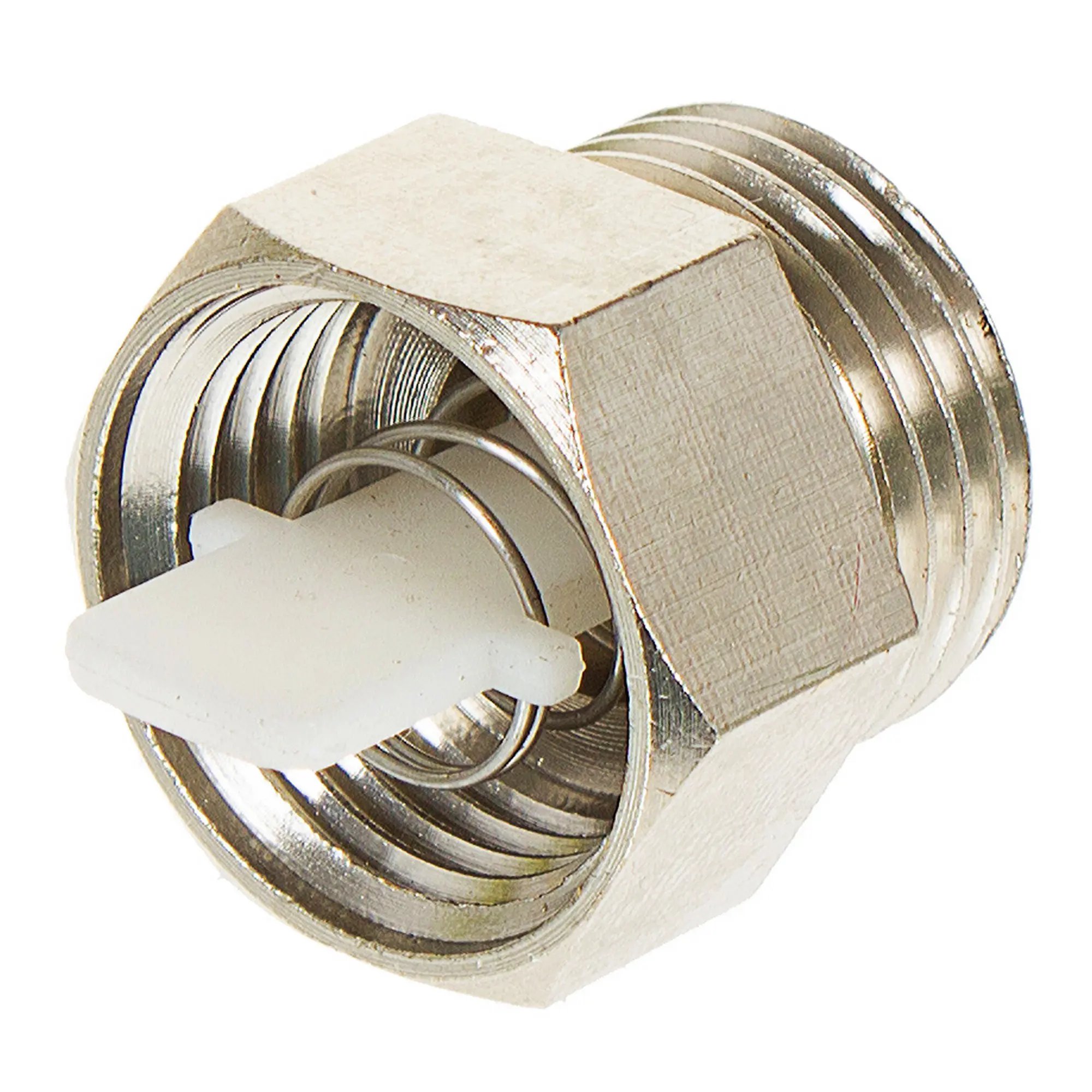 Изображение товара Клапан отсекающий Vaxt 1/2" для автоматического воздухоотводчика внутренняя-наружная резьба