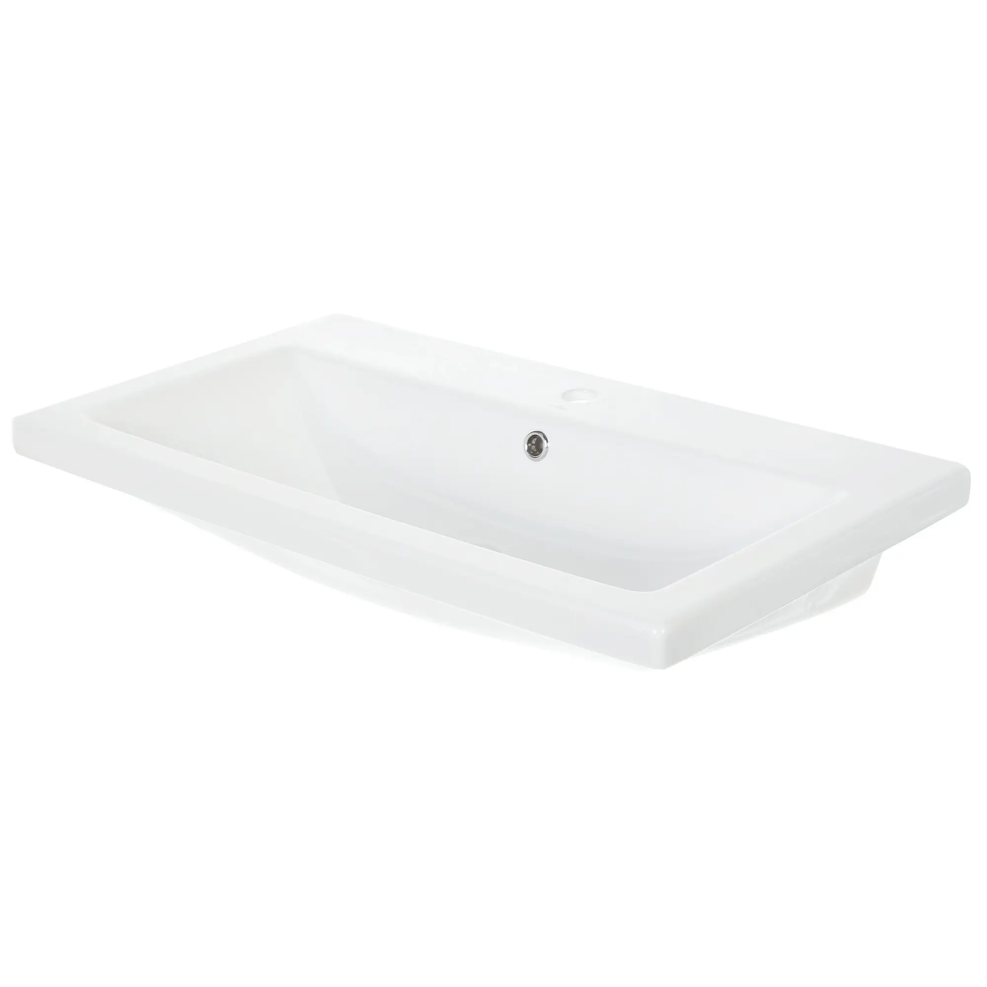 Изображение товара Раковина Cersanit Como 80 мебельная с отверстием под смеситель белая