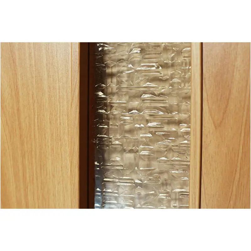 Изображение товара Межкомнатная дверь Дуо 60x200 см с остеклением и ламинацией орех миланский