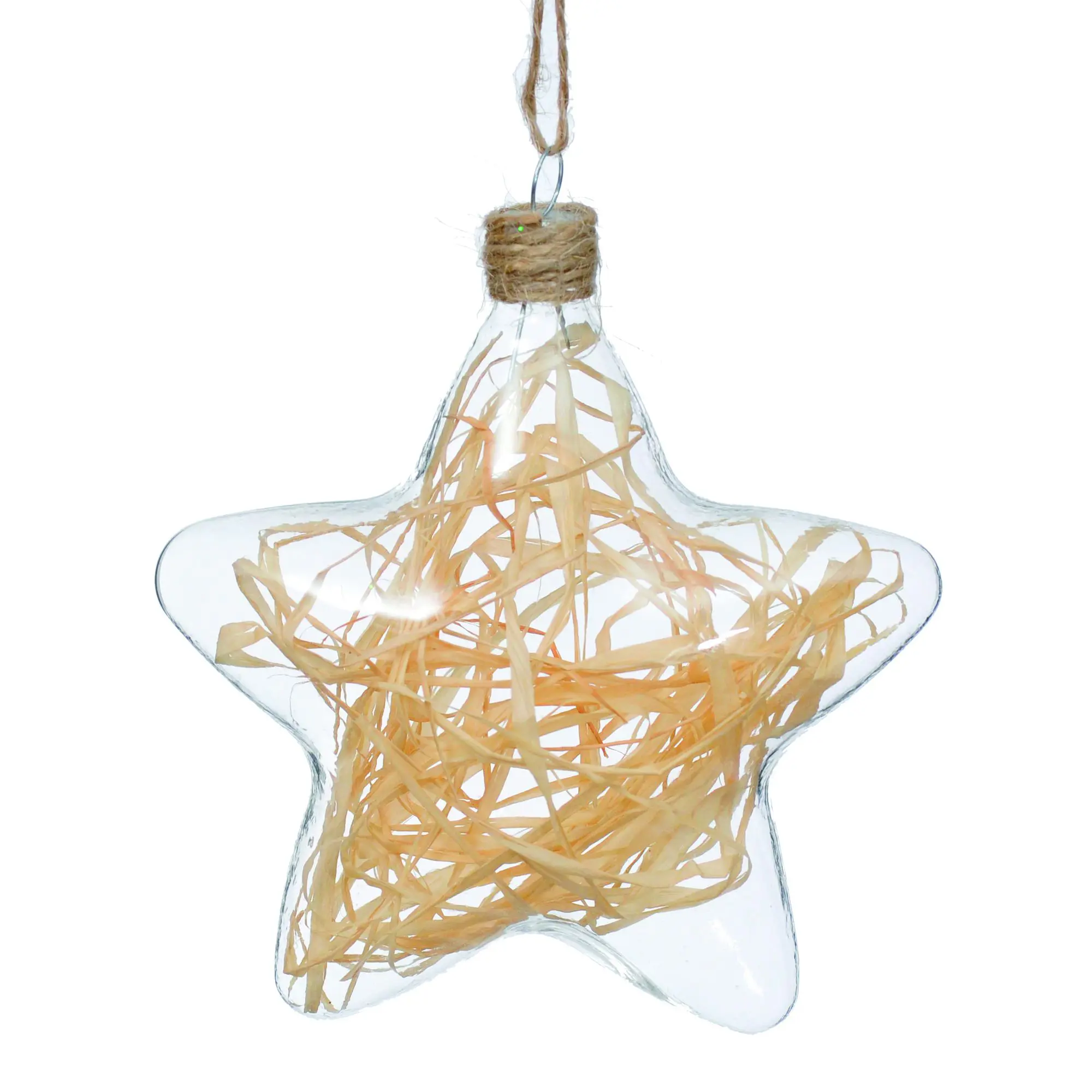 Изображение товара Ёлочное украшение «Звезда стеклянная» 10 см