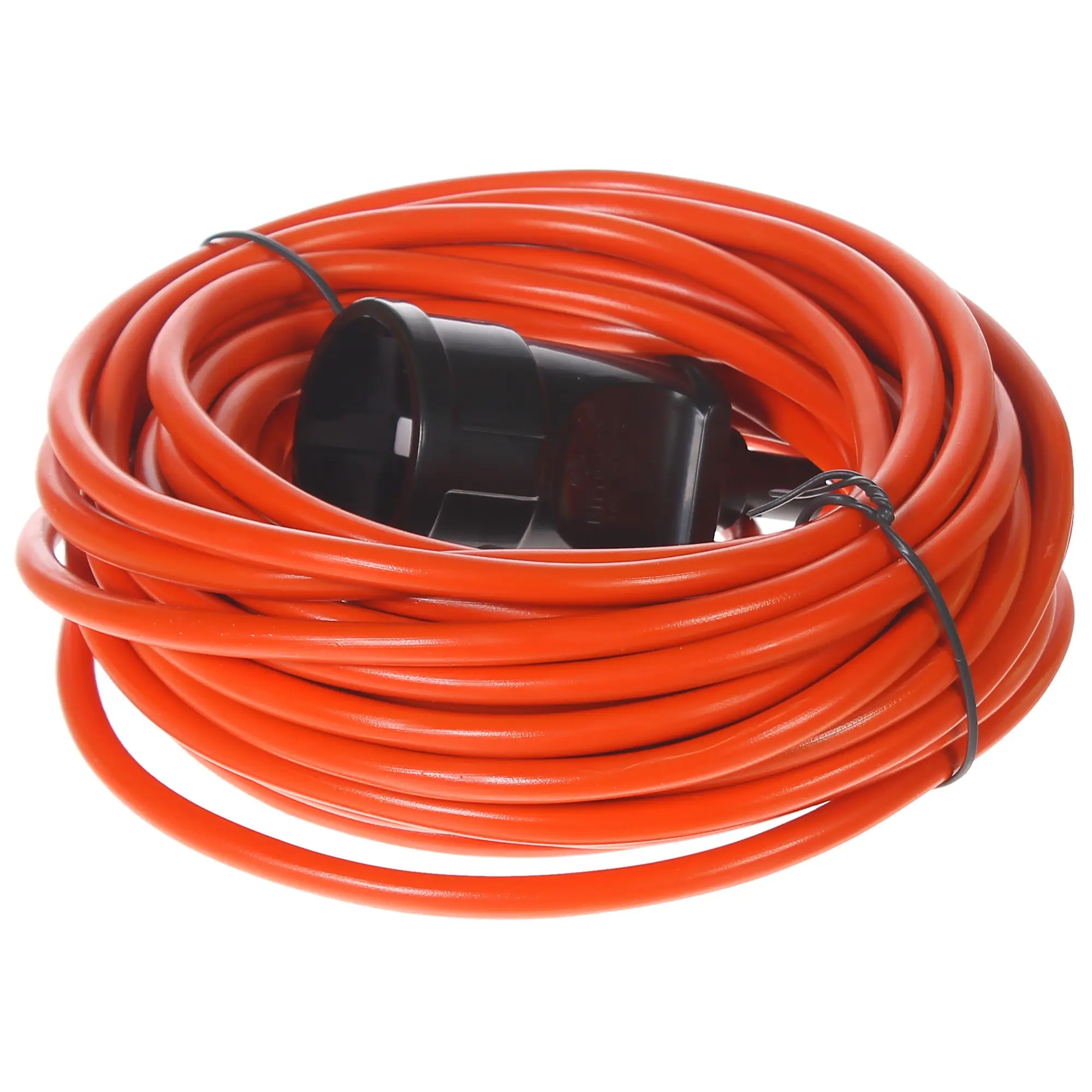 Изображение товара Удлинитель-шнур садовый 1 розетка 10 м оранжевый без заземления