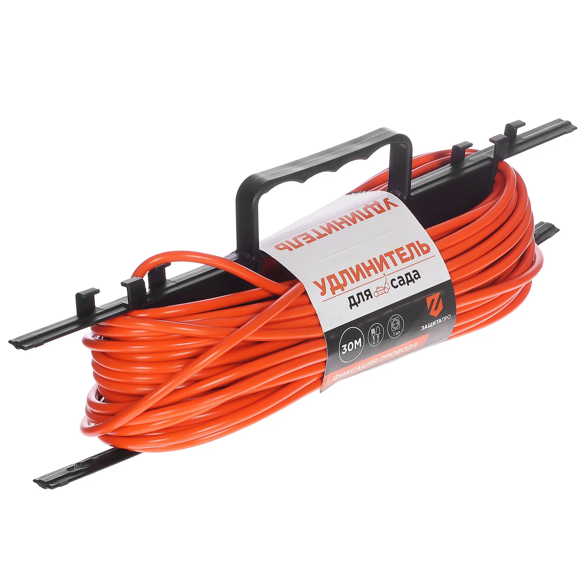 Изображение товара Удлинитель-шнур на рамке Защита Про 30 м 2200 Вт 1 розетка