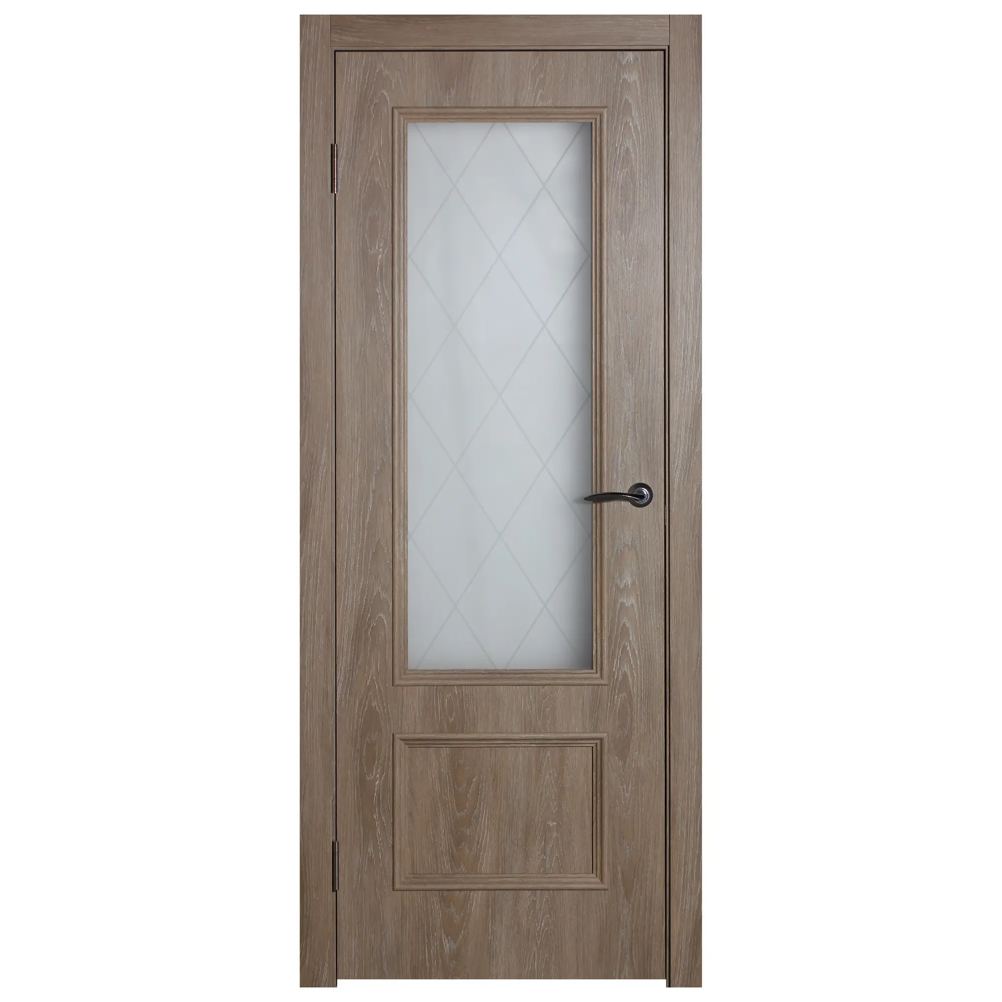 Изображение товара Дверь межкомнатная остеклённая Престиж 80x200 см цвет натуральный дуб